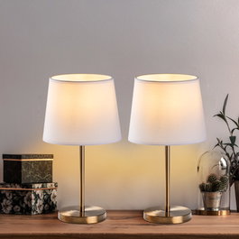 Opviq Set de 2 Lámparas de Mesa Antiguo